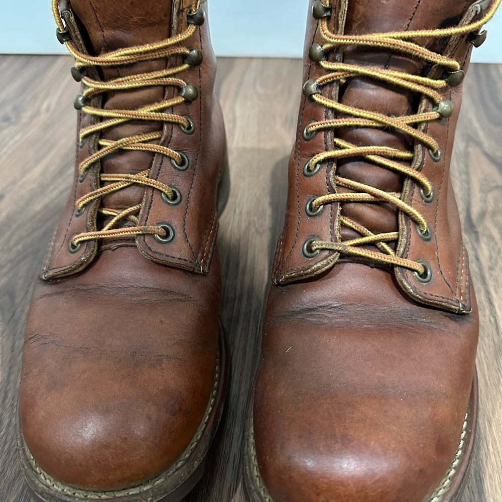 Red Wing Shoes Chestnut Leather Boots